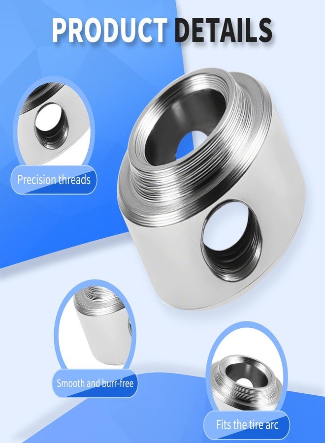 FOCMKEAS 20 Pcs Planed Landing Gear Stopper Set Wheel Collar 2.1 × 6mm/0.08" × 0.24" Plane Wheel Collar Block with Wench for RC Airplane Model Aircraft，Rc Airplane Parts - Image 4